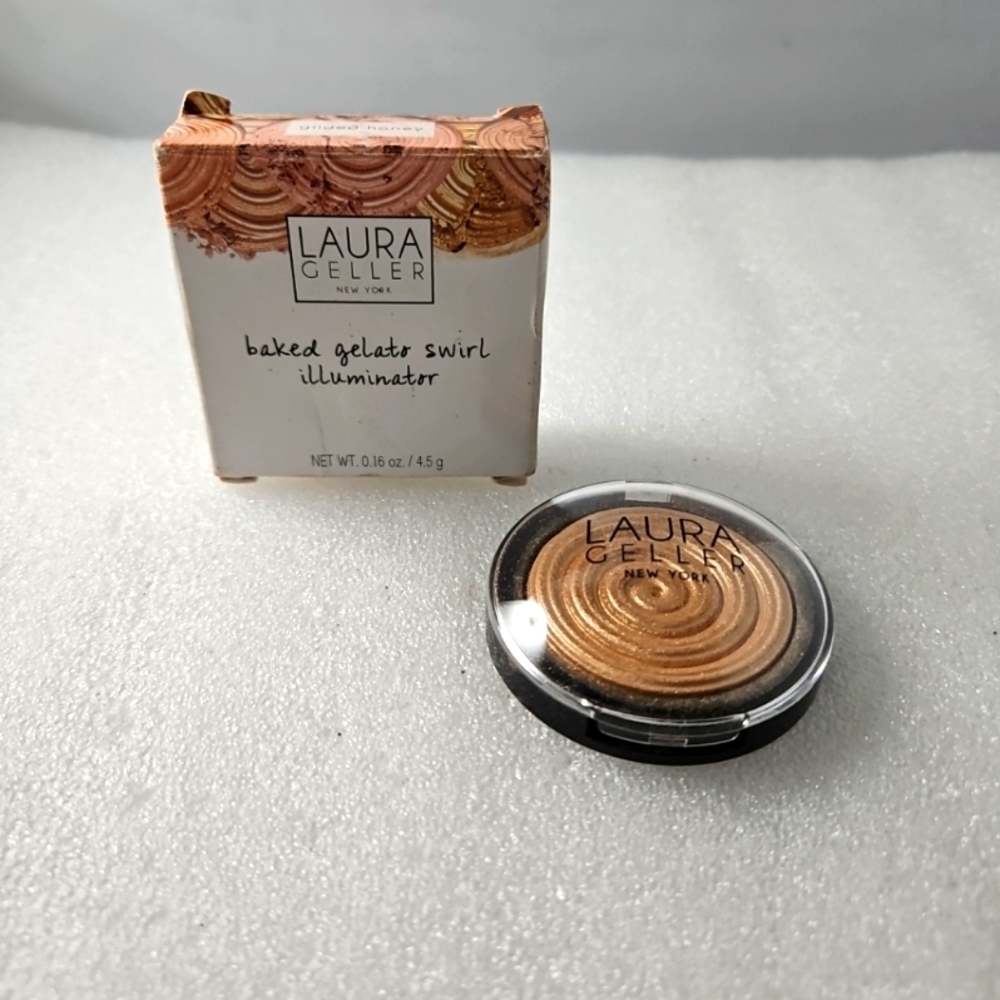 Laura Geller Baked Gelato Swirl Illuminator - Gilded Honey 0.16oz NEW (TK)